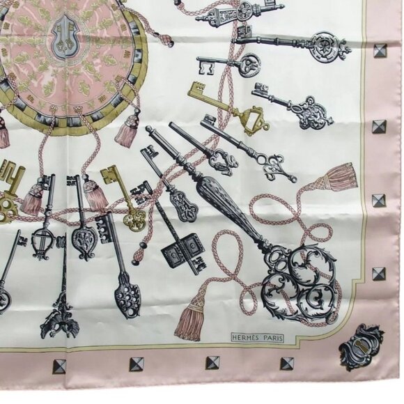 398204BG (S2) Hermes Scarf Carre 90 Multicolor Silk - Picture 4 of 12